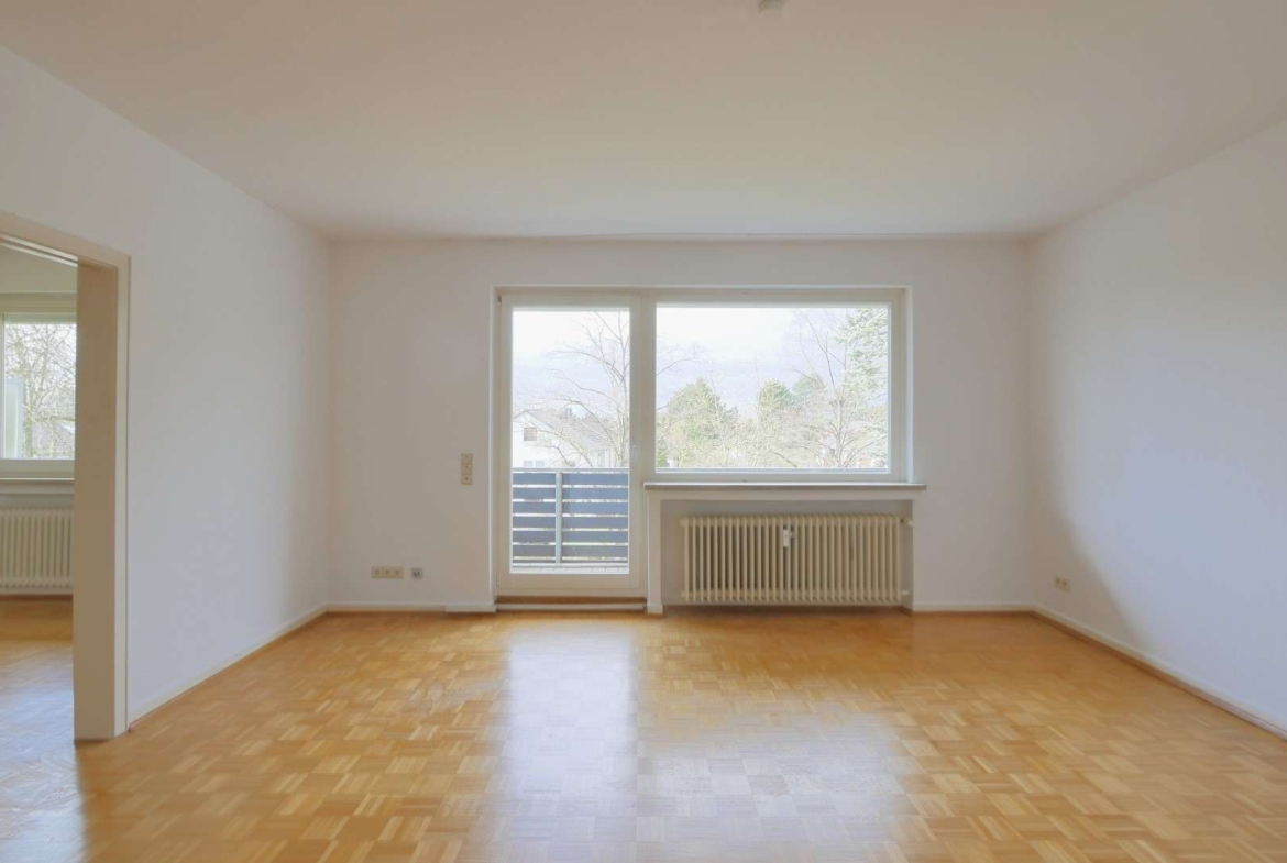 Wohnzimmer Blick auf Balkon